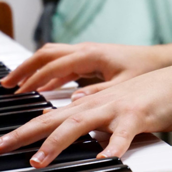 busy schedule, hands playing piano