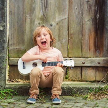 Voice Lessons little boy singing